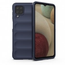 Dėklas Magic Shield Case Samsung Galaxy A12 Tamsiai Mėlynas