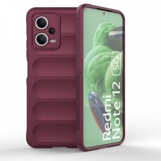 Dėklas Magic Shield Xiaomi Redmi Note 12 5G / Poco X5 5G Flexible Armor Cover bordo VRX8831