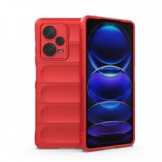 Dėklas Magic Shield Xiaomi Redmi Note 12 Pro+ flexible armored cover Raudonas