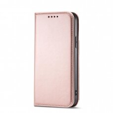 Dėklas Magnet Card Case Samsung Galaxy S23 Ultra Rožinis