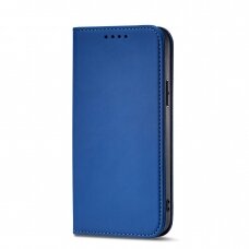 Dėklas Magnet Card Case Samsung Galaxy S23 Ultra Mėlynas