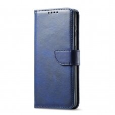 Atverčiamas dėklas Magnet Case Xiaomi 13 Lite cover with flip wallet stand mėlynas
