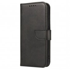 Atverčiamas Dėklas Magnet Case elegant bookcase Motorola Moto G9 Play / Moto E7 Plus Juodas
