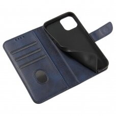 Atverčiamas Dėklas Magnet Case elegant bookcase Samsung Galaxy A41 Mėlynas