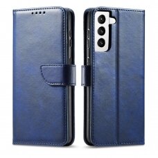 Atverčiamas Dėklas Magnet Case elegant Samsung Galaxy S21 FE Mėlynas NDRX65
