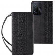 Dėklas Magnet Strap Case for Xiaomi Redmi Note 11 Juodas