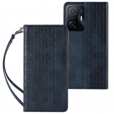 Dėklas Magnet Strap Case for Xiaomi Redmi Note 11 Mėlynas