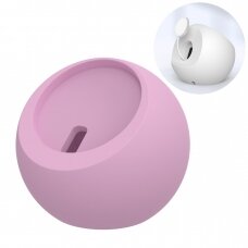 MagSafe Wireless Charger Holder for iPhone and Apple Watch Charger Phone Stand Choetech baltas Pink