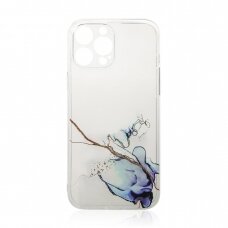 Dėklas Marble Case for iPhone 13 Pro Max Mėlynas