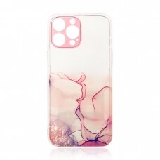 Dėklas Marble Case for iPhone 13 Pro Max Rožinis