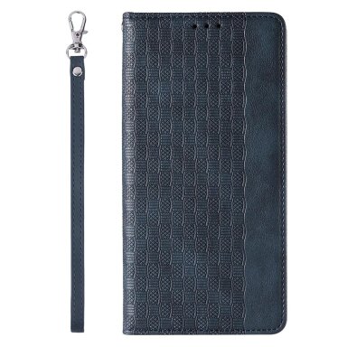 Dėklas Magnet Strap Samsung Galaxy S23 Plus Mėlynas Dėklas Magnet Strap Samsung Galaxy S23 Plus Mėlynas