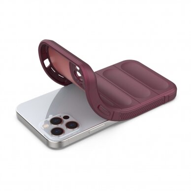 Dėklas Magic Shield Case iPhone 12 Pro Bordo 7 Dėklas Magic Shield Case iPhone 12 Pro Bordo 7
