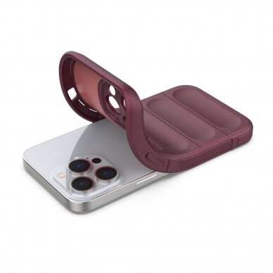 Dėklas Magic Shield Case iPhone 13 Pro Max Bordo 7