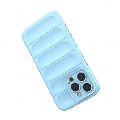Dėklas Magic Shield Case iPhone 13 Pro Max Šviesiai Mėlynas 5