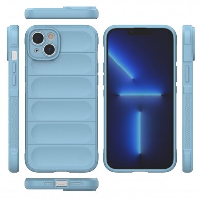 Dėklas Magic Shield iPhone 14 Plus Mėlynas 6