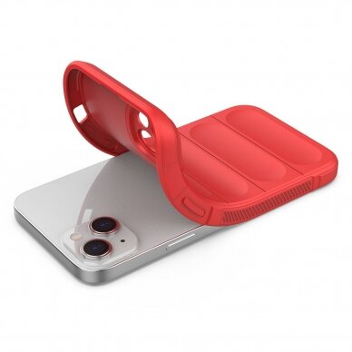 Dėklas Magic Shield iPhone 14 Plus Raudonas 3
