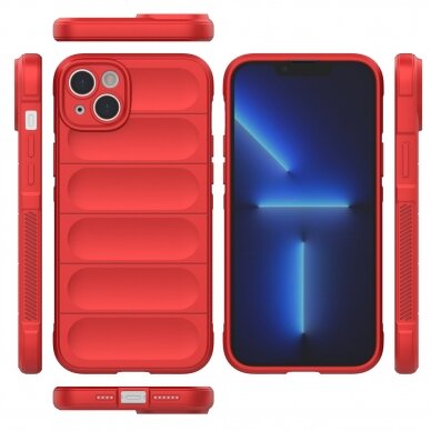 Dėklas Magic Shield iPhone 14 Plus Raudonas 7