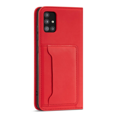 Dėklas Magnet Card Case Samsung Galaxy A13 5G Raudonas 11 Dėklas Magnet Card Case Samsung Galaxy A13 5G Raudonas 11