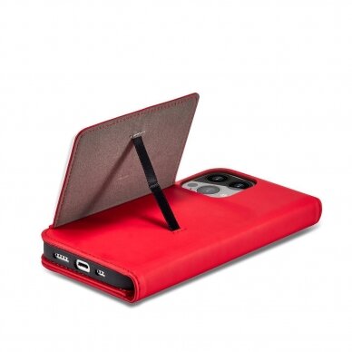 Dėklas Magnet Card Case Samsung Galaxy S23 Ultra Raudonas 2