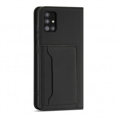 Dėklas Magnet Card Case for Xiaomi Redmi Note 11 Juodas 7 Dėklas Magnet Card Case for Xiaomi Redmi Note 11 Juodas 7