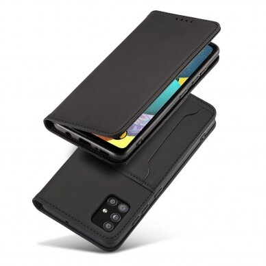 Dėklas Magnet Card Case for Xiaomi Redmi Note 11 Juodas 2 Dėklas Magnet Card Case for Xiaomi Redmi Note 11 Juodas 2