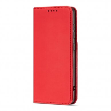 Dėklas Magnet Card Xiaomi Redmi Note 11 Pro Raudonas 11