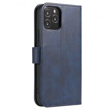 Atverčiamas Dėklas Magnet Case elegant bookcase Samsung Galaxy A42 5G Mėlynas 2
