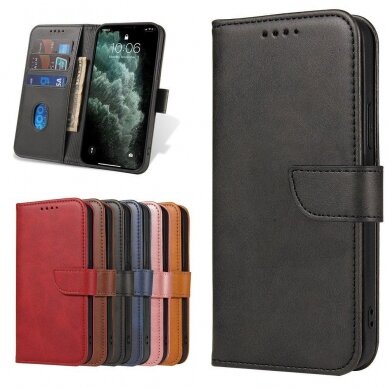 Atverčiamas dėklas Magnet Case elegant Samsung Galaxy A13 5G juodas 2