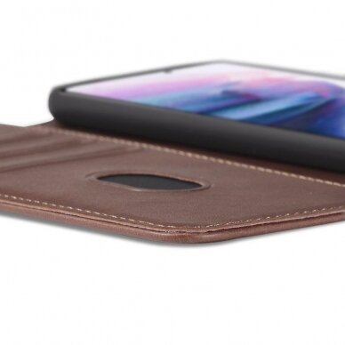 Atverčiamas Dėklas Magnet Case Elegant skirtas Samsung Galaxy S22 Ultra Juodas 5