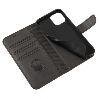 Dėklas Magnet Case elegant OnePlus Nord N200 5G Juodas 3