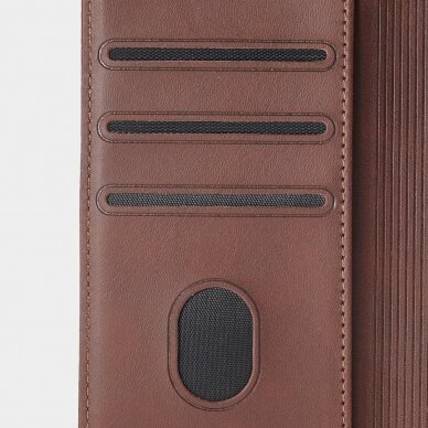 Atverčiamas Dėklas Magnet Case Elegant skirtas Samsung Galaxy S22 Plus Juodas 7