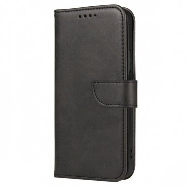 Dėklas Magnet Case elegant Samsung Galaxy A03s (166.5) Juodas