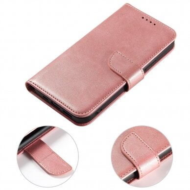 Dėklas Magnet Case elegant iPhone 14 Rožinis 1