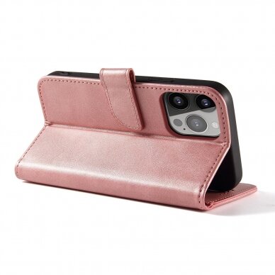 Dėklas Magnet Case elegant iPhone 14 Rožinis 2