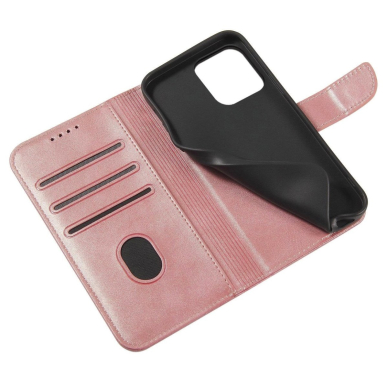 Magnetinis dėklas su dangteliu iPhone 16E - rožinis 5