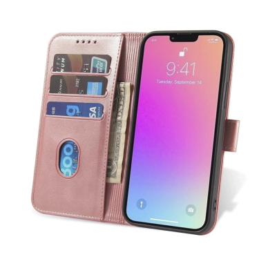Magnetinis dėklas su dangteliu Samsung Galaxy A26 - rožinis 1