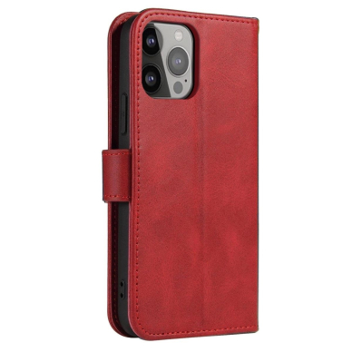 Magnetinis dėklas su dangteliu Samsung Galaxy A36 - raudonas 4