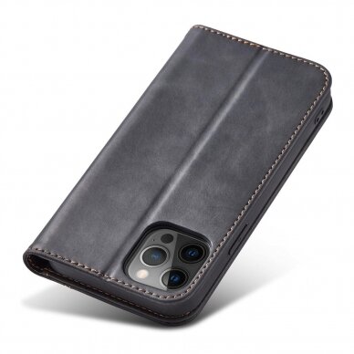 Dėklas Magnet Fancy Case for iPhone 12 Pro Max Juodas 9