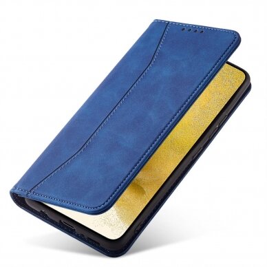 Dėklas Magnet Fancy Samsung Galaxy S23 Mėlynas 3