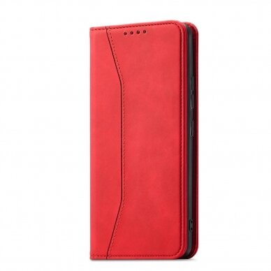 Dėklas Magnet Fancy Samsung Galaxy S23 Plus Raudonas  1