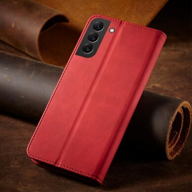 Dėklas Magnet Fancy Samsung Galaxy S23 Plus Raudonas  8