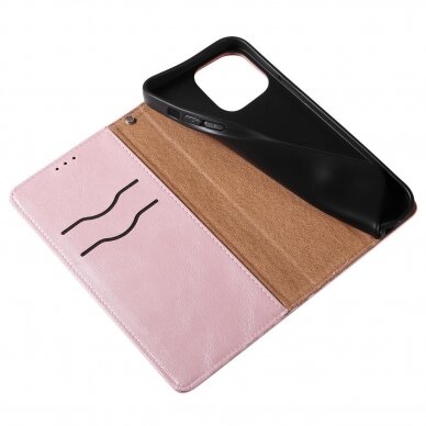 Dėklas Magnet Strap Case iPhone 12 Pro Max Rožinis 11