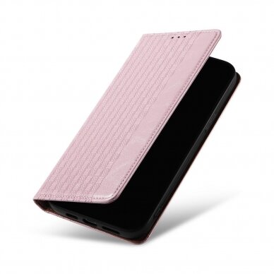 Dėklas Magnet Strap Case iPhone 12 Pro Max Rožinis 7