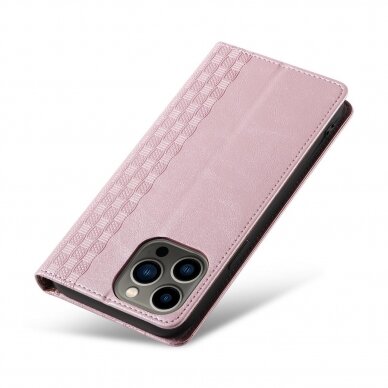 Dėklas Magnet Strap Case iPhone 12 Pro Max Rožinis 8