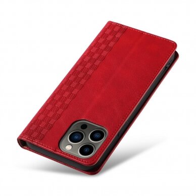 Dėklas Magnet Strap Case iPhone 12 Pro Max Raudonas 10