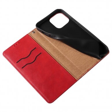 Dėklas Magnet Strap Case iPhone 12 Pro Max Raudonas 11