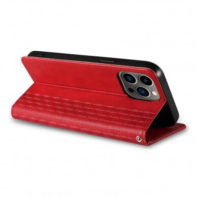 Dėklas Magnet Strap Case iPhone 12 Pro Max Raudonas 12