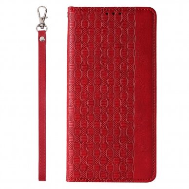 Dėklas Magnet Strap Case iPhone 12 Pro Max Raudonas 4