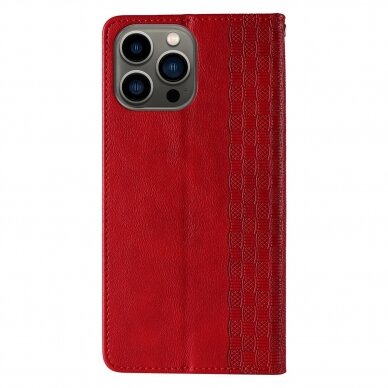 Dėklas Magnet Strap Case iPhone 12 Pro Max Raudonas 5