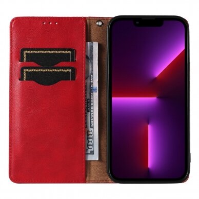 Dėklas Magnet Strap Case iPhone 12 Pro Max Raudonas 7